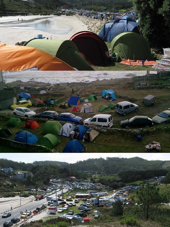 As tendas invadindo Muxia para a Romaria da Virxe da Barca-Fotos-Daniel Haz As tendas invadindo Muxia para a Romaria da Virxe da Barca-Fotos-Daniel Haz
