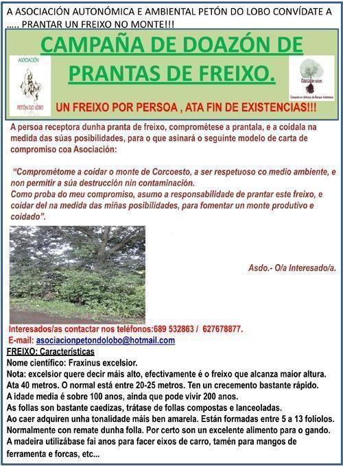 Freixo contra a mina Freixo contra a mina
