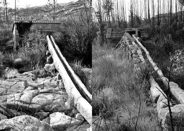 Muinos 15 e 17 da Ruta do Rio dos Muinos do Monte Pindo-Foto-Quino Pais Muinos 15 e 17 da Ruta do Rio dos Muinos do Monte Pindo-Foto-Quino Pais