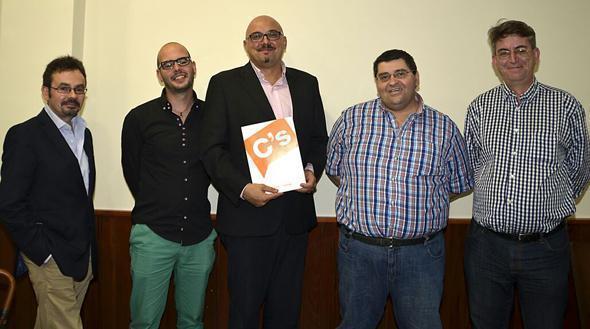 Sergi March e outros representantes de Cidadans Sergi March e outros representantes de Cidadans