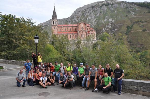Grupo en Covadonga Grupo en Covadonga
