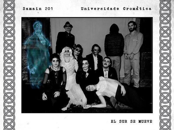 O Samain con Ramon Caamano da Universidade Cromatica en Corcubion-Foto- Pablo Damonte ElSursemueve O Samain con Ramon Caamano da Universidade Cromatica en Corcubion-Foto- Pablo Damonte ElSursemueve