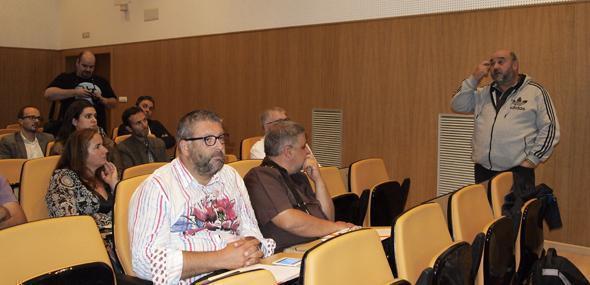 Antonio Muinos no Congreso Cos Pes na Terra Antonio Muinos no Congreso Cos Pes na Terra