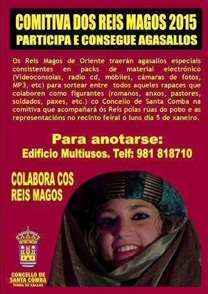 Cabalgata Reis Santa Comba Inscricion