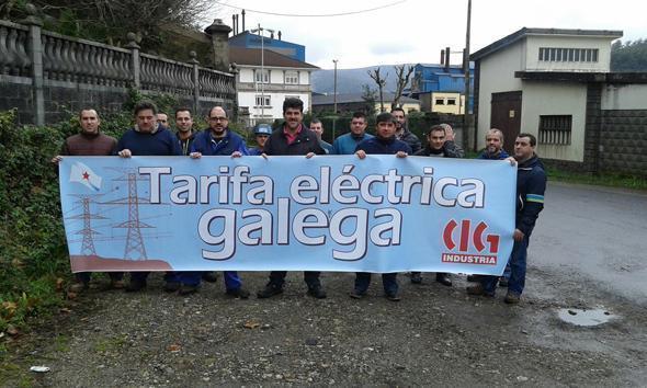 A CIG concentrouse diante da Ferroatlantica por unha Tarifa Electrica Galega