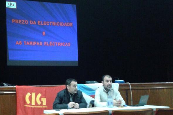 Charla da CIG sobre a Tarifa Electrica Galega