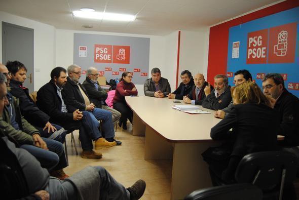 O PSdG da Coruna achegouse a Bergantinos O PSdG da Coruna achegouse a Bergantinos