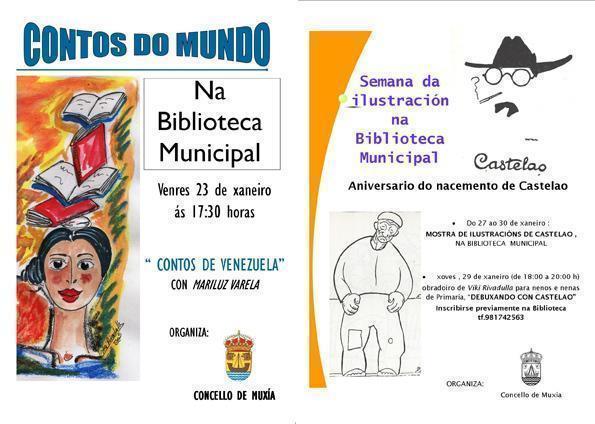 Actividades na Biblioteca de Muxia Actividades na Biblioteca de Muxia