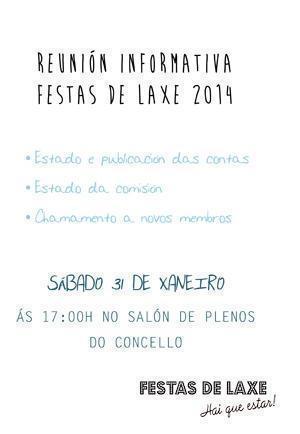 Reunio da Comision de Festas de Laxe Reunio da Comision de Festas de Laxe