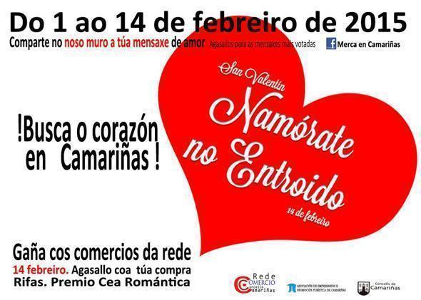 Campana de entroido en Camarinas Campaña de entroido co comercio de Camariñas