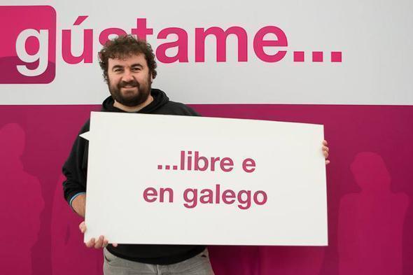 Manu Garcia e o candidato do BNG de Muros Manu Garcia e o candidato do BNG de Muros