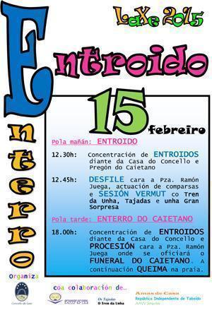 Cartel do Entroido de Laxe 2015 Cartel do Entroido de Laxe 2015