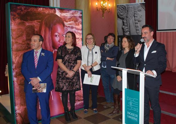 Inauguracion da Exposicion Itinerante do Encaixe de Camarinas en Barcelona Inauguracion da Exposicion Itinerante do Encaixe de Camarinas en Barcelona