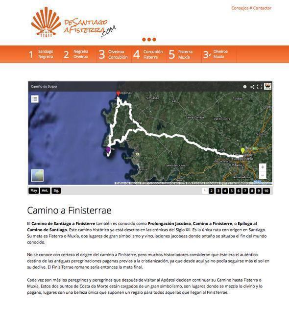 Nova web creada sobre o Camino no Obradoiro fisterra-desantiagoafisterra Nova web creada sobre o Camino no Obradoiro fisterra-desantiagoafisterra