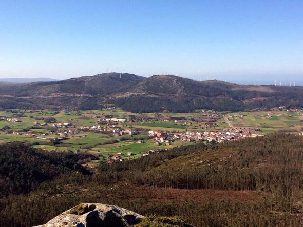 Dende San Bartolo vese o trazado xa aberto da Autovia-Foto-Oscar Dende San Bartolo vese o trazado xa aberto da Autovia-Foto-Oscar
