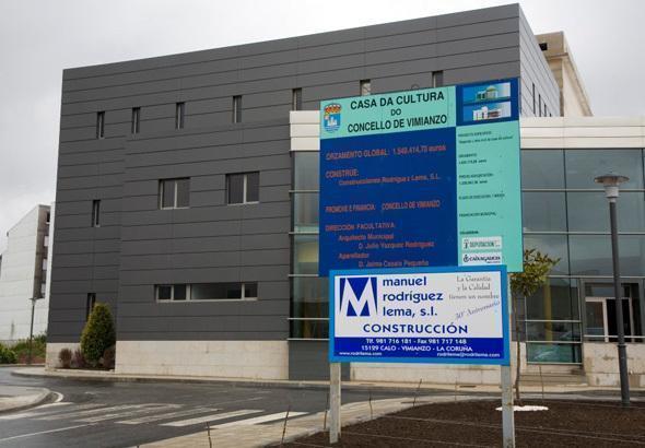 Imaxe das obras da Casa da Cultura de Vimianzo Imaxe das obras da Casa da Cultura de Vimianzo