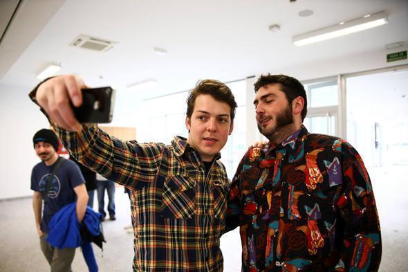 Non faltaron os selfies na Presentacion do Interplay Non faltaron os selfies na Presentacion do Interplay