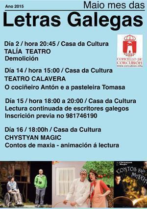 Letras Galegas Corcubion 2015 Letras Galegas Corcubion 2015