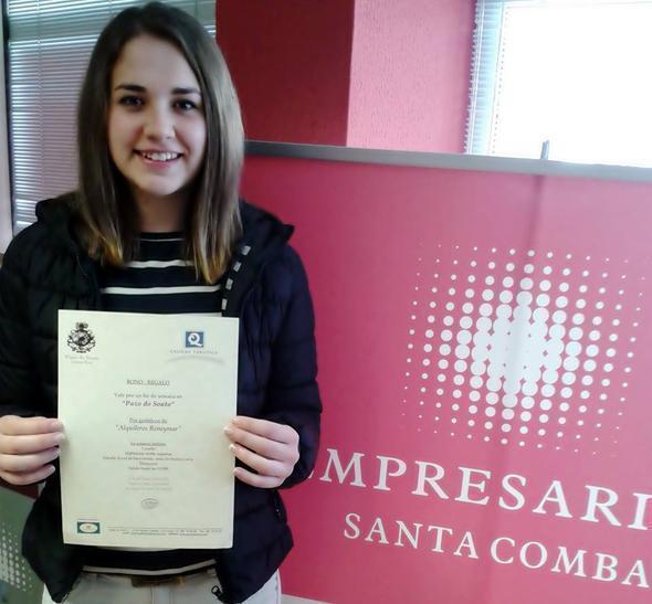 Tamara Rial tapeadora oficial de Santa Comba Tamara Rial tapeadora oficial de Santa Comba