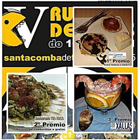 Tapas ganadoras da Ruta das Tapas de SAnta Comba 2015 Tapas ganadoras da Ruta das Tapas de SAnta Comba 2015