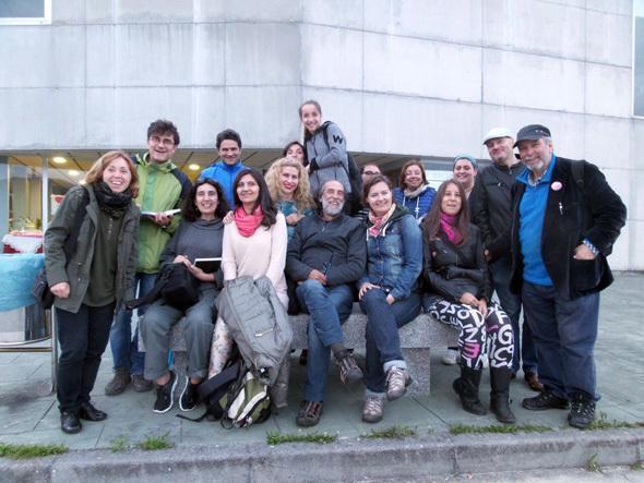 Participantes no primeiro Obradoiro Man Mar Arte e Natureza Participantes no primeiro Obradoiro Man Mar Arte e Natureza