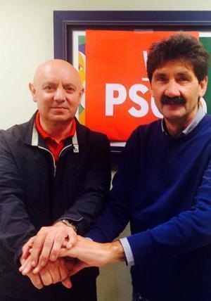 Suso Campos con Pequeno