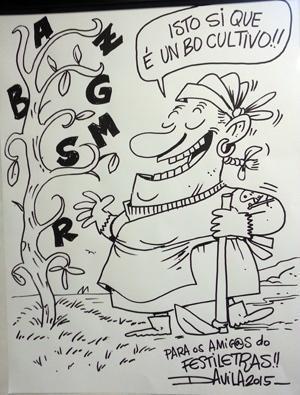 Festiletras 2015-Luis Davila cultiva letras no Couto Festiletras 2015-Luis Davila cultiva letras no Couto