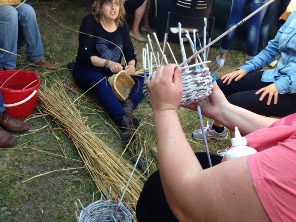 Festiletras 2015-Obradoiro de cesteria no Couto Obradoiro de cesteria no Couto