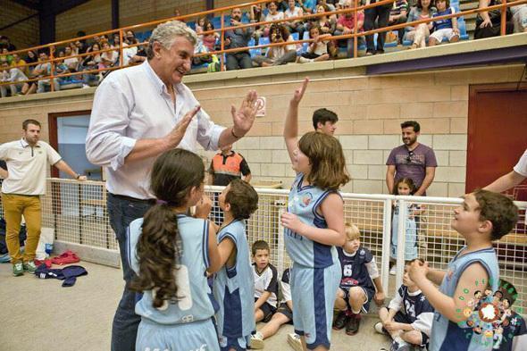 Romay no Dia do Pequebasket de Carballo