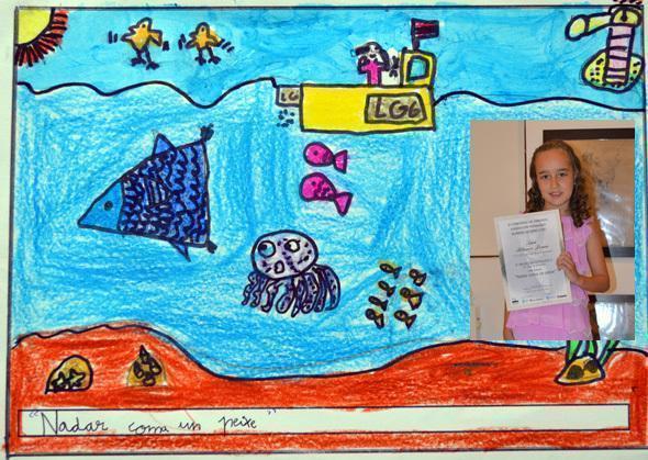 Debuxos da Fundacion-Nadar coa un peixe Debuxos da Fundacion-Nadar coa un peixe