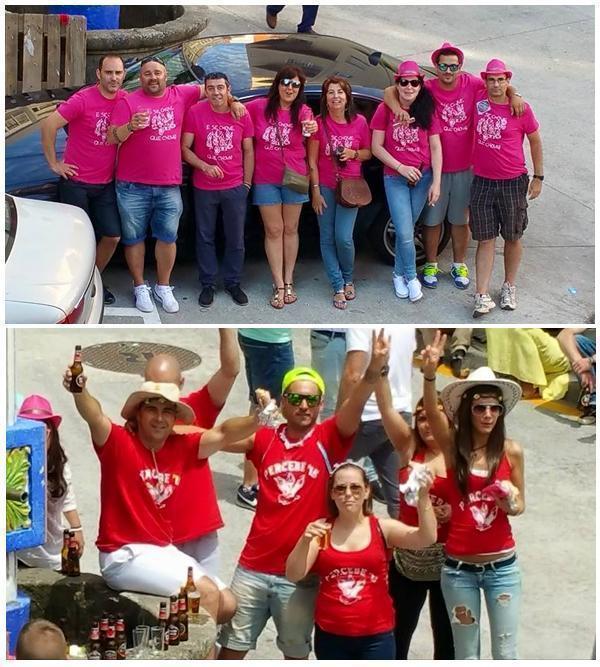As pandillas de Corme coas sumas camisetas do Percebe-Fotos-Fin Lema As pandillas de Corme coas sumas camisetas do Percebe-Fotos-Fin Lema