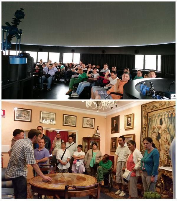 Aspadex coneceron o Planetario e a Casa de Emilia Parzo Bazan na Coruna Aspadex coneceron o Planetario e a Casa de Emilia Parzo Bazan na Coruna