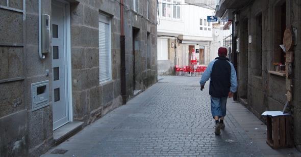 A Rua Real de Fisterra volvera ser dos peons A Rua Real de Fisterra volvera ser dos peons