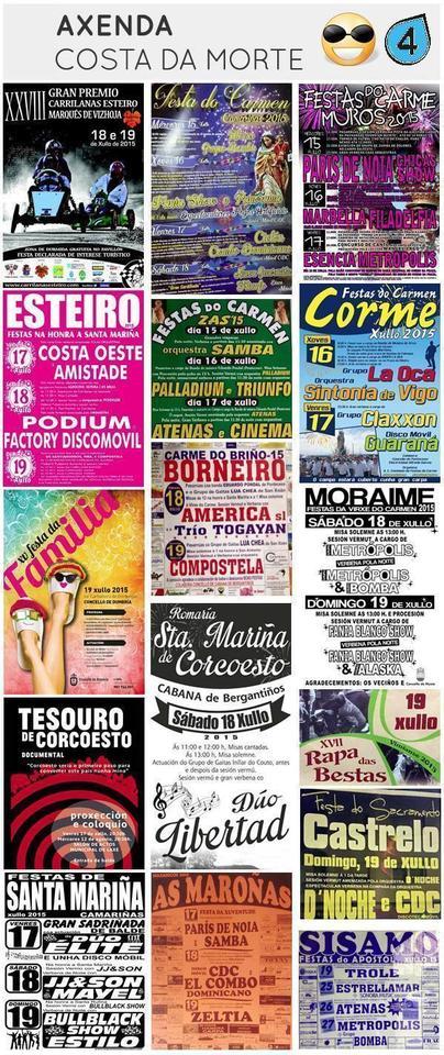Axenda Costa da Morte 17 xullo 2015 Completísima temos a www.axendacostadamorte.com