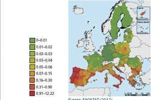 mapa de incendios en Europa mapa de lumes en Euroa