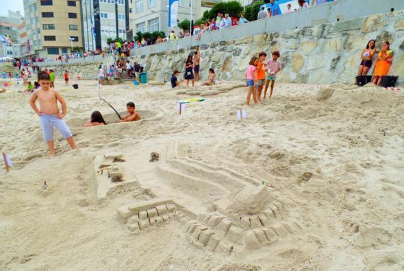 O Castelo de Area ganador en Malpica foi un un porto