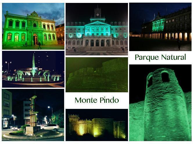 Monumentos galegos de Verde polo Monte Pindo Parque Natural