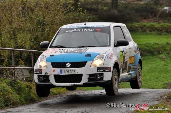 O Suzuki Swif que empregaran Lojo-Vila no San Froilán-Foto-Pablo Pernas-GZrally
