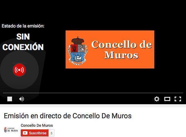 Canle de Youtube do Concello de Muros