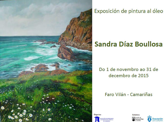Exposicion de SAndra Diaz Boullosa no Faro Vilan