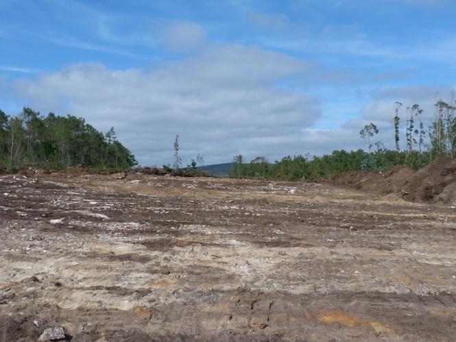 A propia Xunta enviaba en 2011 imaxes das obras da Autovia entre Berdoias e Cee que quedaron paralizadas