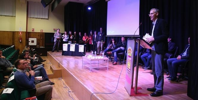 Conde na Xuntanza de emprendedores de Santa Comba