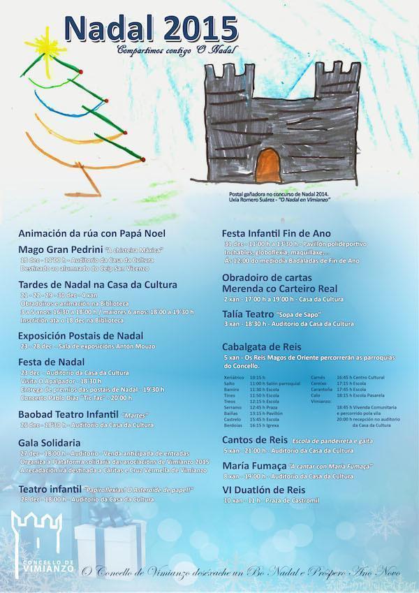 Cartel Nadal Vimianzo 2015