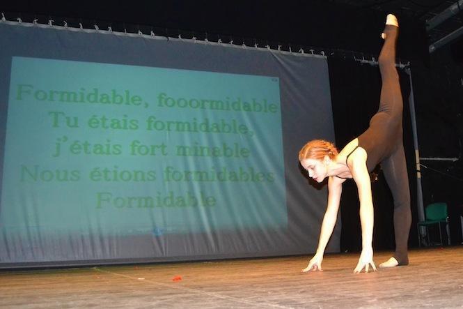 Os asistentes puideron gozar entre outros espectaculos da delicadeza da danza