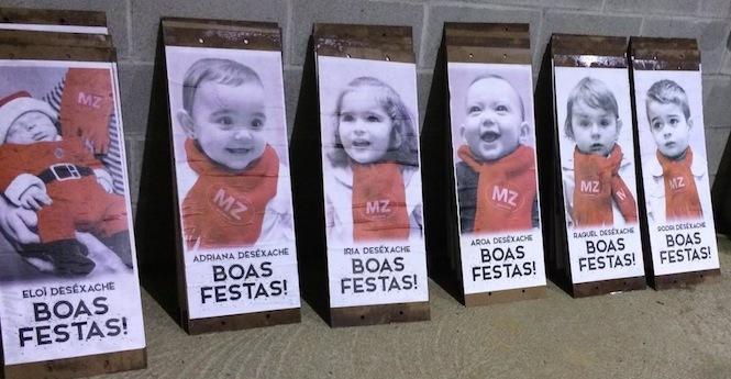Os peques de Mazaricos festexan o Nadal