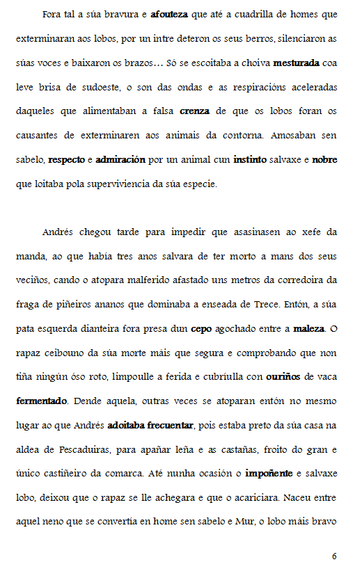 Contos da Costa da Morte-O derradeiro lobo da serra da Pena Forcada 6