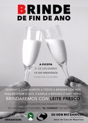Brindando con leite en Mz
