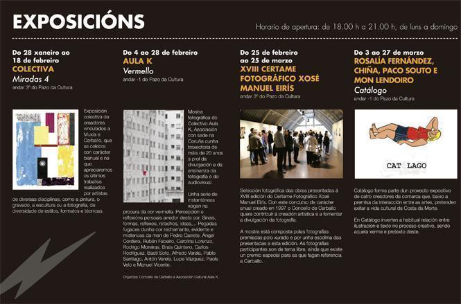 Exposicions dos Venres Culturais de Carballo 2016
