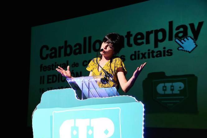 Sonia Méndez é a directora do festival Carballo Interplay, na última edición da entrega dos premios