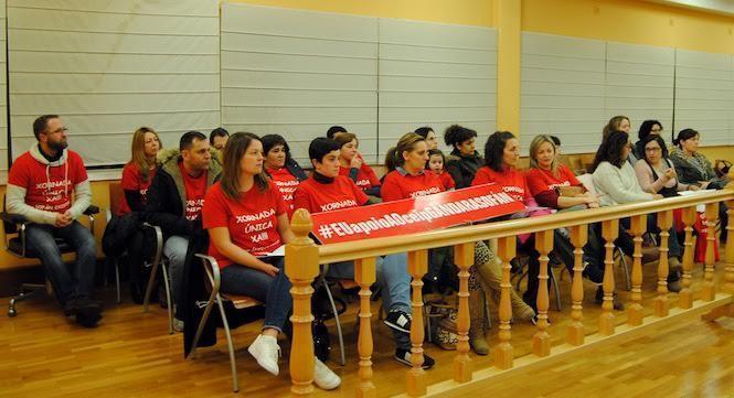 Varios membros da Anpa do Raiante asistiron ao pleno celebrado onte en Carballo
